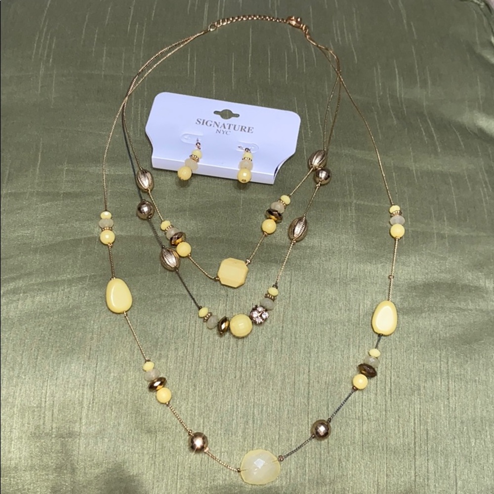 Signature NYC Necklace & Earrings